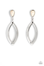 Load image into Gallery viewer, Artisan Anthem - White Stone Earrings Paparazzi Accessories