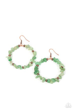 Load image into Gallery viewer, Mineral Mantra - Green Jade Stone Earrings Paparazzi Accessories