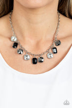 Load image into Gallery viewer, Best Decision Ever - Silver Hematite Rhinestone Necklace Paparazzi Accessories