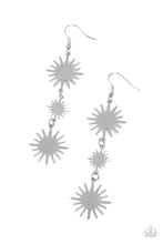 Load image into Gallery viewer, Solar Soul - Silver Sunburst Earrings Paparazzi Accessories
