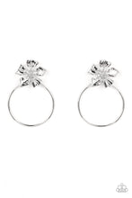 Load image into Gallery viewer, Buttercup Bliss Silver Floral Post Earring Paparazzi Accessories