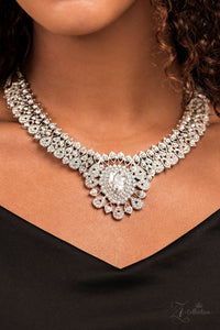 2022 Zi Collection,autopostr_pinterest_58290,rhinestones,short necklace,white,Exquisite Zi Collection Necklace