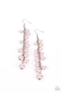 fishhook,pearls,pink,Atlantic Affair - Pink Pearl Earrings