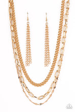 Load image into Gallery viewer, Galvanized Grit - Gold Necklace Paparazzi Accessories