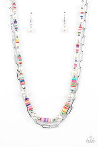 multi,short necklace,Tidal Trendsetter - Multi Necklace