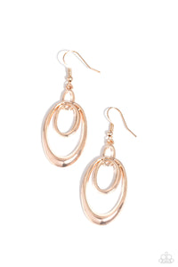 fishhook,rose gold,So OVAL-Rated - Rose Gold Earrings