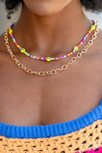 Load image into Gallery viewer, Happy Looks Good On You Multi Necklace Paparazzi Accessories