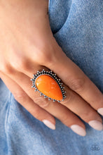 Load image into Gallery viewer, Down-to-Earth Essence Orange Ring Paparazzi Accessories