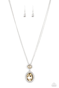 autopostr_pinterest_58290,brown,rhinestones,short necklace,Castle Diamonds - Brown Rhinestone Necklace