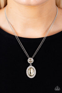 autopostr_pinterest_58290,brown,rhinestones,short necklace,Castle Diamonds - Brown Rhinestone Necklace