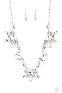 autopostr_pinterest_58290,rhinestones,short necklace,white,GLOW-trotting Twinkle - White Rhinestone Necklace