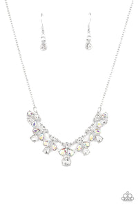 autopostr_pinterest_58290,iridescent,long necklace,rhinestones,See in a New STARLIGHT - White Iridescent Rhinestone Necklace