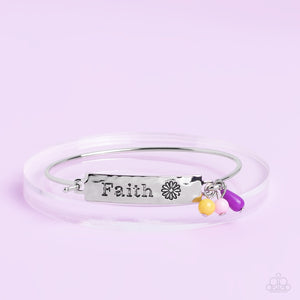faith,purple,toggle,Flirting with Faith - Purple Toggle Bracelet