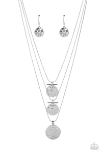 autopostr_pinterest_58290,short necklace,silver,Dizzying Discs - Silver Necklace