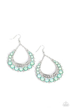 Load image into Gallery viewer, Bubbly Bling - Green Earrings Paparazzi Accessories