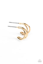 Load image into Gallery viewer, Charming Crescents - Gold Hoop Earrings Paparazzi Accessories