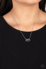Load image into Gallery viewer, Hugs and Kisses - Silver Necklace Paparazzi Accessories
