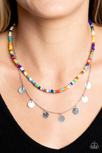 autopostr_pinterest_58290,multi,seed bead,short necklace,Comet Candy - Multi Seed Bead Necklace