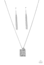 Load image into Gallery viewer, Divine Devotion - Silver Necklace Paparazzi Accessories