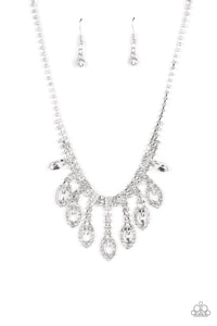 autopostr_pinterest_58290,rhinestones,short necklace,white,REIGNING Romance - White Rhinestone Necklace