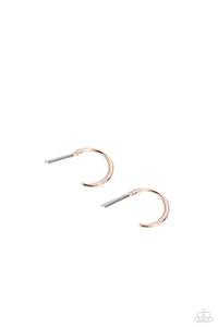 hoops,rose gold,Ultra Upmarket - Rose Gold Hoop Earrings