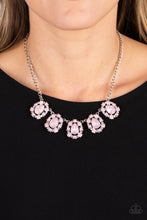Load image into Gallery viewer, Pearly Pond - Pink Opal Rhinestone Necklace Paparazzi Accessories