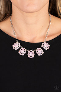 autopostr_pinterest_58290,opal,pink,rhinestones,short necklace,Pearly Pond - Pink Opal Rhinestone Necklace