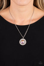 Load image into Gallery viewer, Sundial Dance - Orange Rhinestone Necklace Paparazzi Accessories