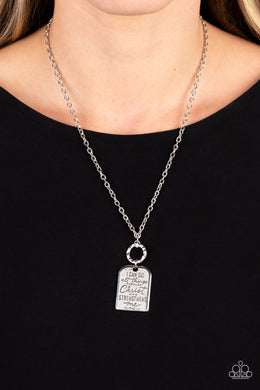 Persevering Philippians - Silver Necklace Paparazzi Accessories