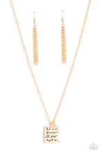 Load image into Gallery viewer, Divine Devotion - Gold Necklace Paparazzi Accessories