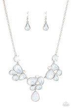 Load image into Gallery viewer, Everglade Escape - White Opal Rhinestone Necklace Paparazzi Accessories