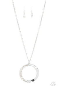 autopostr_pinterest_58290,iridescent,long necklace,multi,rhinestones,Encrusted Elegance - Multi Rhinestone Necklace
