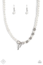 Load image into Gallery viewer, Classy Cadenza White Pearl Necklace Paparazzi Accessories