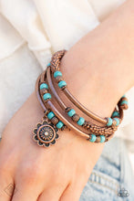 Load image into Gallery viewer, Badlands Bunch Copper Coil Bracelet Paparazzi Accessories