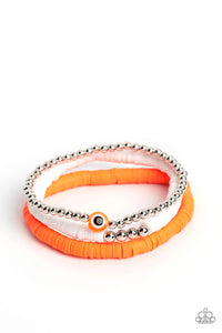 orange,stretchy,EYE Have A Dream - Orange Stretchy Bracelet