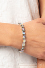 Load image into Gallery viewer, A GLAM Of Few Words - Multi Iridescent Rhinestone Stretchy Bracelet Paparazzi Accessories