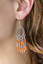 Load image into Gallery viewer, Not The Only Fish In The Sea Orange Earring Paparazzi Accessories