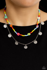 autopostr_pinterest_58290,floral,multi,seed bead,short necklace,Rainbow Dash - Multi Necklace