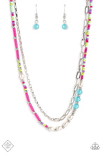 Load image into Gallery viewer, Coastal Composition Pink Necklace Paparazzi Accessories