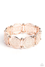 Load image into Gallery viewer, Filigree Fanfare - Rose Gold Paparazzi Accessories