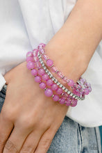 Load image into Gallery viewer, Garden the Interruption Purple Bracelet Paparazzi Accessories