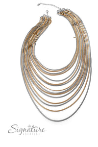 2023 Zi,gold,long necklace,multi,silver,The Linda Zi Collection Necklace