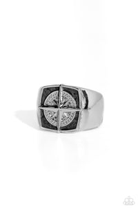 silver,wide back,Adventure is Waiting - Silver Ring