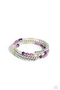 coil,multi,Pearls,Just SASSING Through - Multi Pearl Bracelet