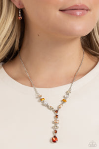 brown,pearls,rhinestones,short necklace,Dreamy Dowry - Brown Pearl Rhinestone Necklace