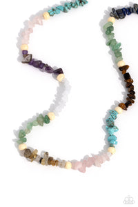 multi,short necklace,stones,Soothing Stones - Multi Stone Necklace
