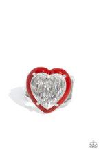 Load image into Gallery viewer, Hallmark Heart - Red Paparazzi Accessories