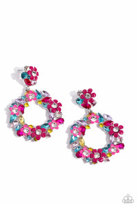 floral,multi,post,Wreathed in Wildflowers - Multi Post Earrings