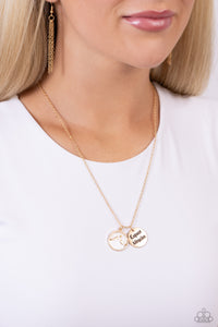 faith,gold,short necklace,Expect Miracles - Gold Necklace