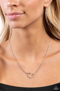 multi,rhinestones,short necklace,INITIALLY Yours - C - Multi Rhinestone Necklace